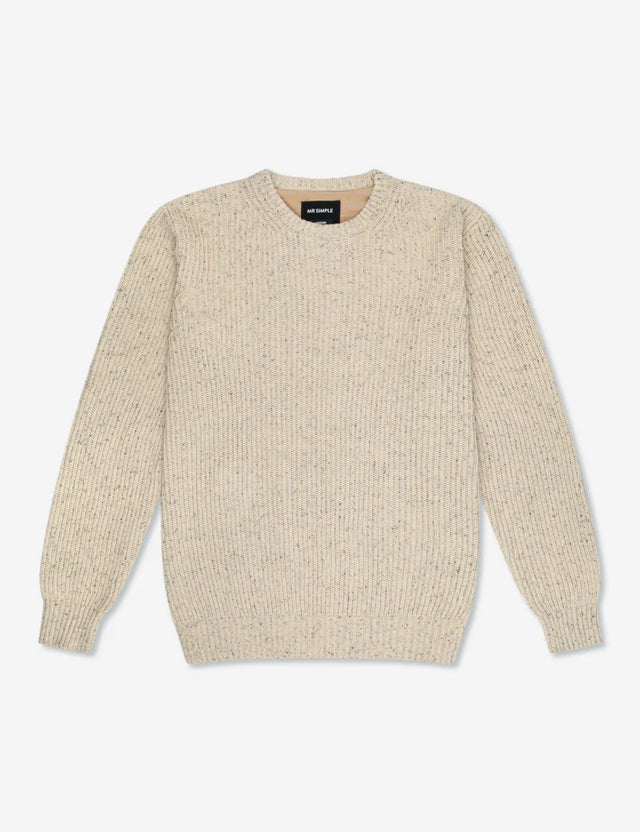 Fisher Knit - Oatmeal-Jumpers-Mr. Simple-S-UPTOWN LOCAL