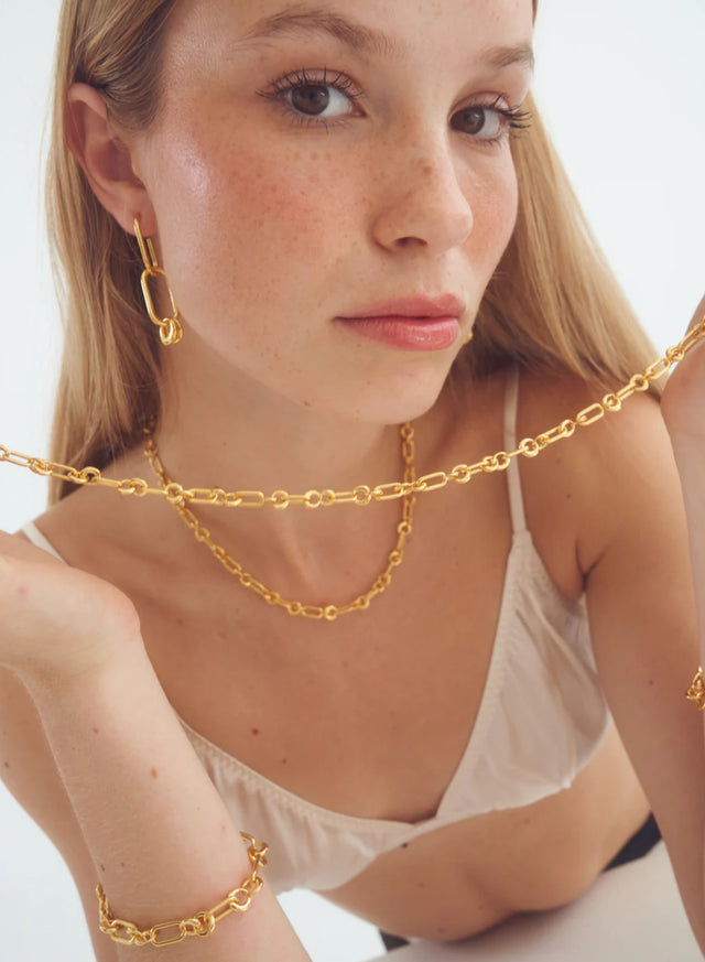 Serafina Necklace Gold-Jewellery-Avant Studio-UPTOWN LOCAL