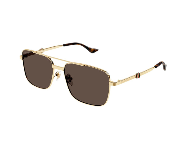 GUCCI -GG1441S002- Gold/Havana-GUCCI-UPTOWN LOCAL