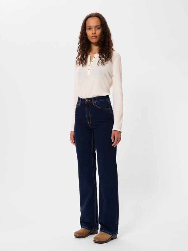 NUDIE JEANS - Clean Eileen - Indigo Dipped-Denim-Nudie Jeans-24/28-UPTOWN LOCAL