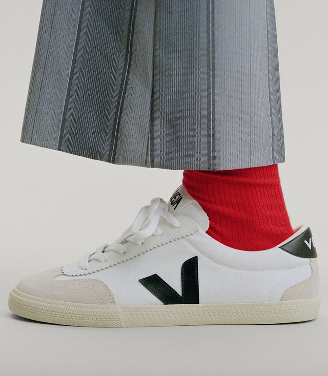 VEJA - Volley Canvas W - White / Black-Shoes-Veja-36-UPTOWN LOCAL