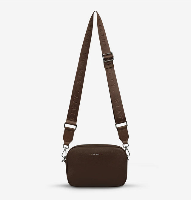 STATUS ANXIETY - Plunder - Web Strap - Cocoa-Bags-Status Anxiety-UPTOWN LOCAL
