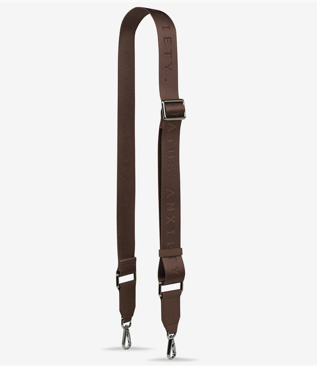 STATUS ANXIETY - Web Strap Medium - Cocoa-Bag Strap-Status Anxiety-UPTOWN LOCAL