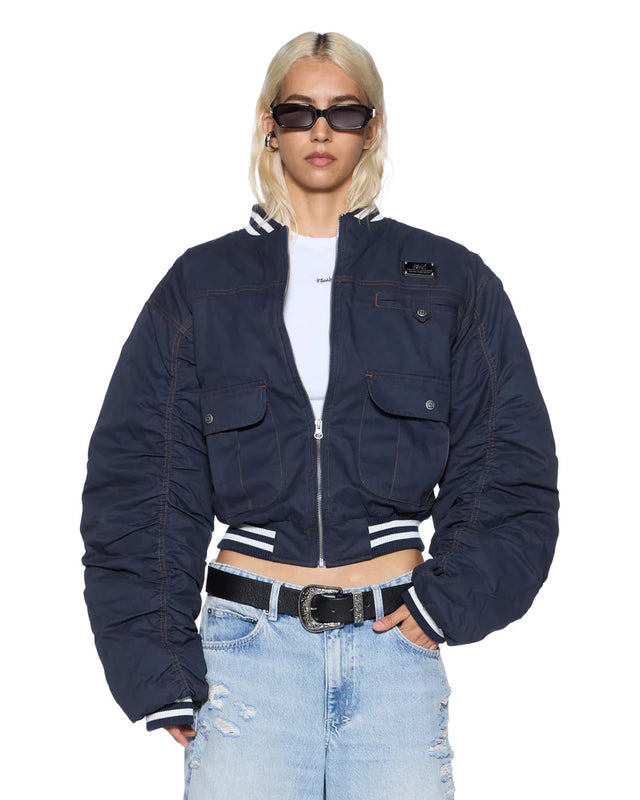 KSUBI - Dynasty Bomber Jacket - Navy-Jackets-Ksubi-6/XS-UPTOWN LOCAL