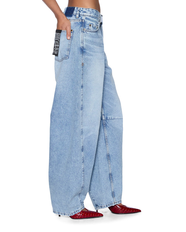 KSUBI - Barrel Jean - Flight Blue