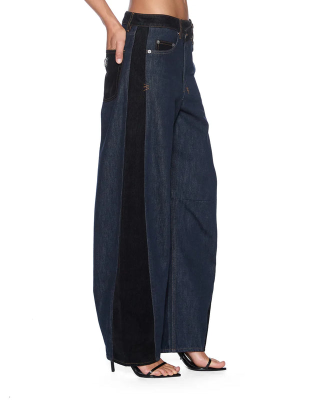 KSUBI - Barrel Jean Vixen Spliced - Black-Denim-Ksubi-24-UPTOWN LOCAL