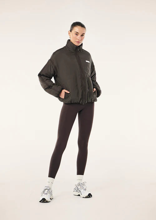 PE NATION - Off Set Jacket - Coffee