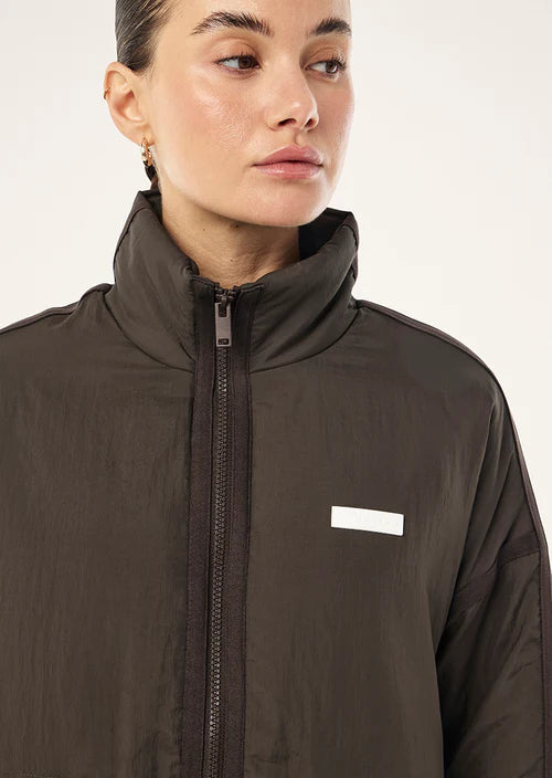 PE NATION - Off Set Jacket - Coffee