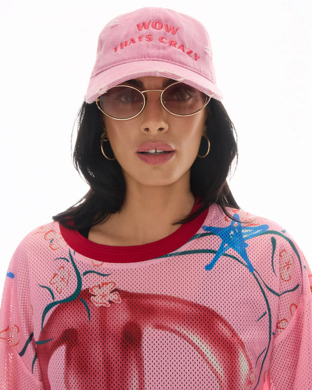 THE TALES - Wow Thats Crazy Trucker Cap - Pink-Caps-The Tales-UPTOWN LOCAL