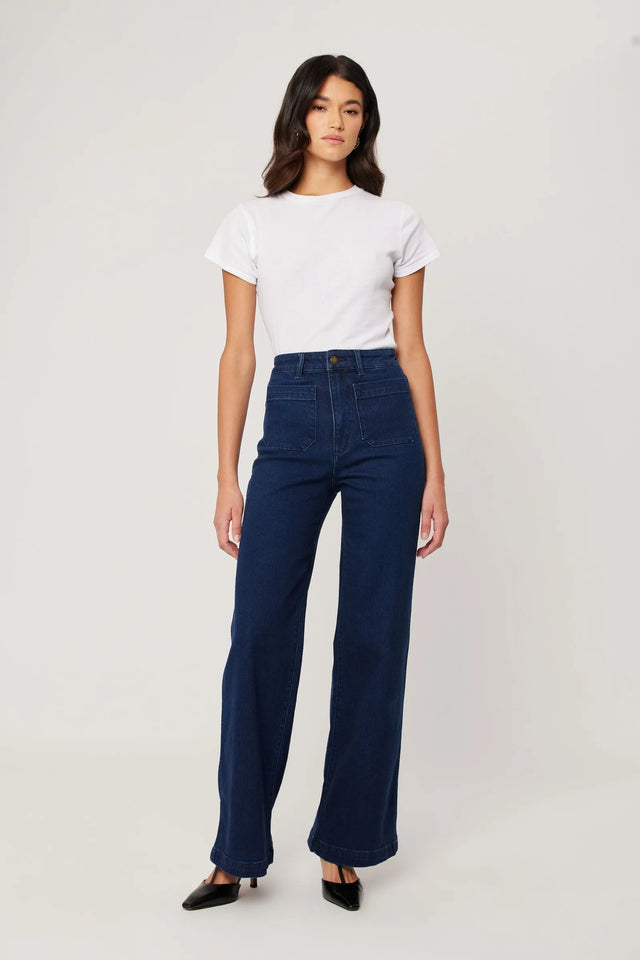 ROLLAS - Sailor Jean Long - Dark Stone-Denim-Rolla's-24-UPTOWN LOCAL