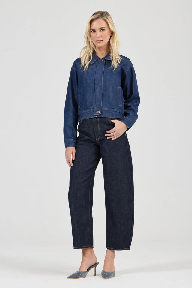 ROLLAS - Louise Jacket - Rinse-Jackets-Rolla's-6/XS-UPTOWN LOCAL