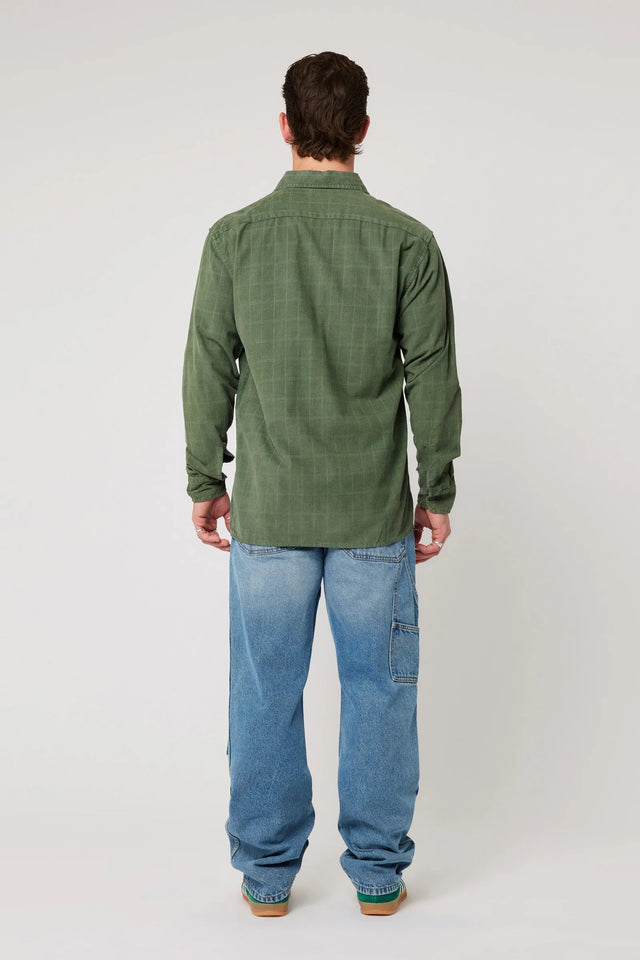 ROLLAS - Ezy Cord LS Shirt - Thyme