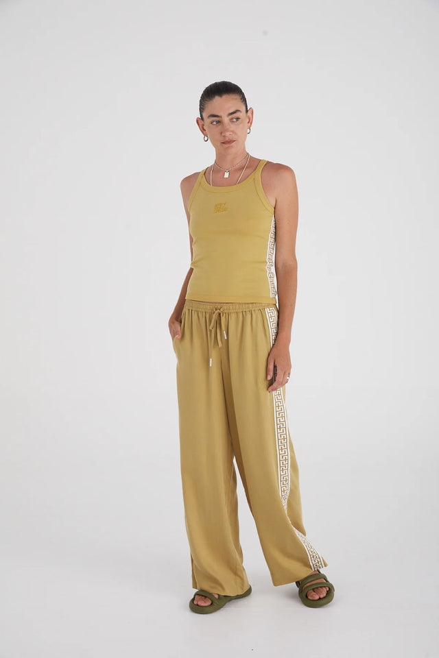 SOMETHING VERY SPECIAL - Geo Regular Tank - Prairie Sand-Tank top-Something Very Special-XS-UPTOWN LOCAL