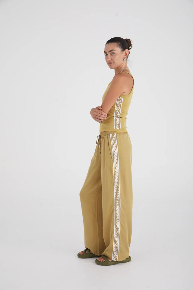 SOMETHING VERY SPECIAL - Geo Regular Tank - Prairie Sand-Tank top-Something Very Special-XS-UPTOWN LOCAL