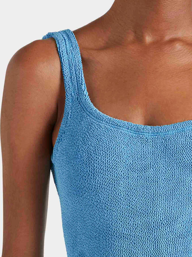 HUNZA G - Square Neck Swim Crinkle - Sky Blue-Swimwear-Hunza G-UPTOWN LOCAL
