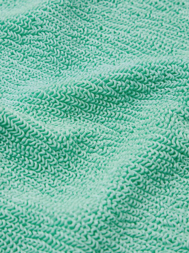 HUNZA G - Kids Classic Swim (7-12) - Metallic Mint-Swimwear-Hunza G-UPTOWN LOCAL
