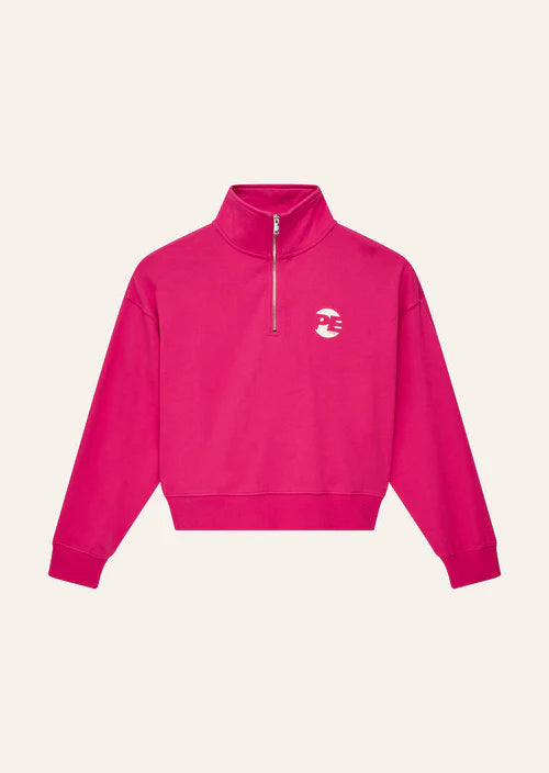 PE NATION - Voltage Quarter Zip - Cosmo Pink