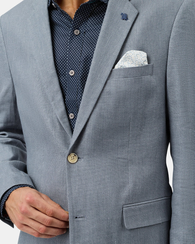 Brooksfield BFU1010 fully lined grey blazer, alternate view