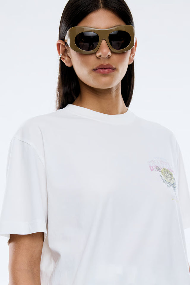 ENA PELLY - EP Rose Tee - Vintage White