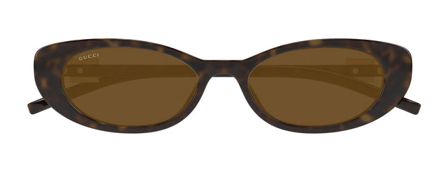 GUCCI - GG1680S004 Sunglasses - Havana — detail view