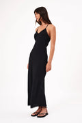 Margaux Bamboo Slip Dress - Black-Dresses-Rolla's-6/XS-UPTOWN LOCAL