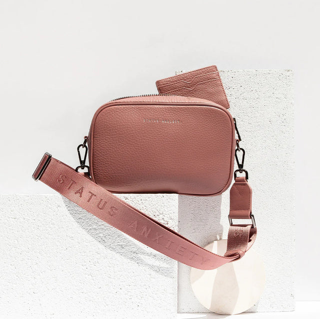 Plunder Web Strap - Dusty Rose-Bags-Status Anxiety-UPTOWN LOCAL