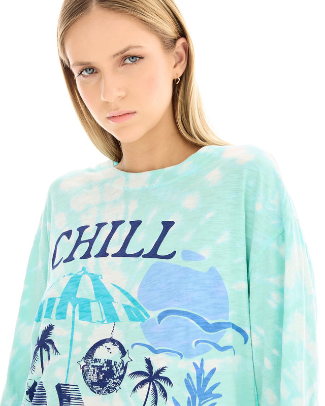 THE TALES - Chill Tie Dye Unisex Tee - Mint – view 3