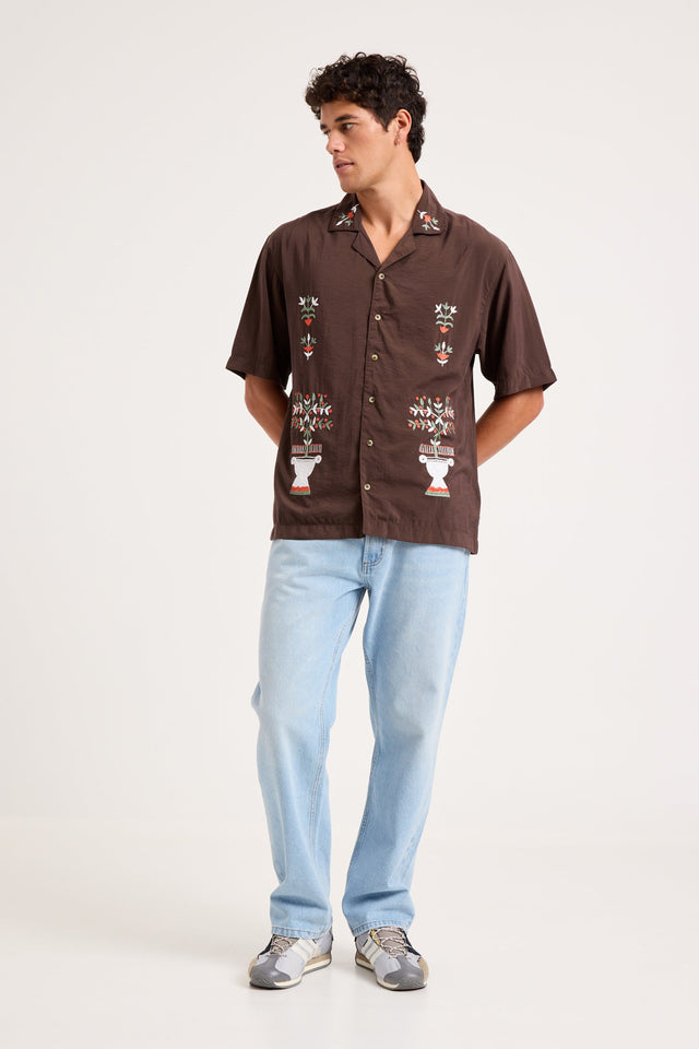 Rolla's Night Garden Bowler Chestnut back