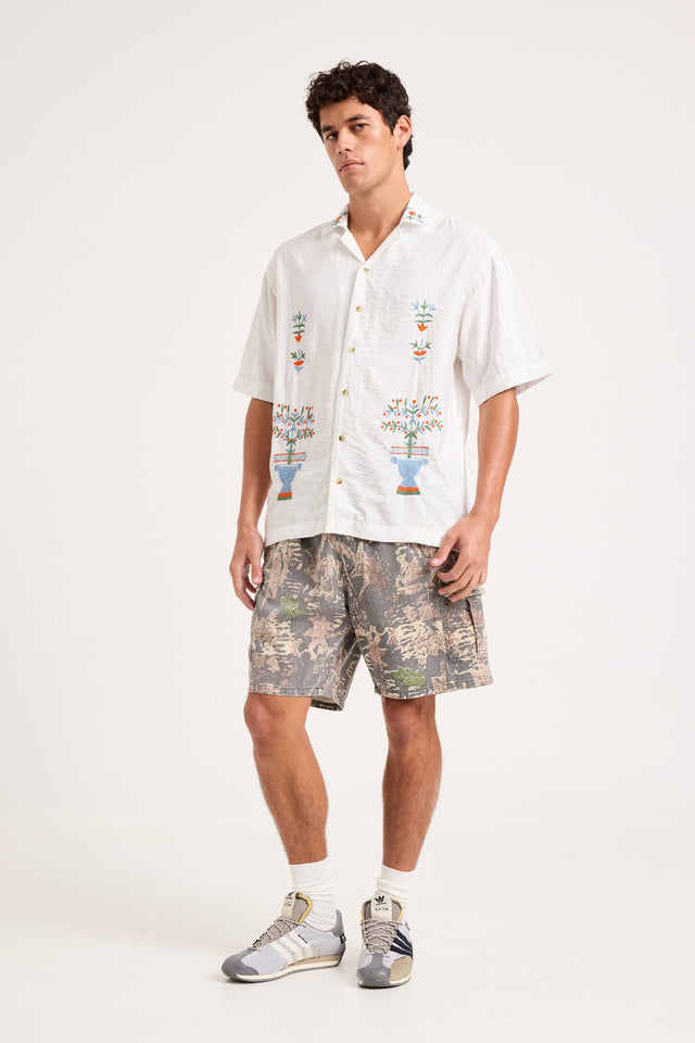 Rolla's Night Garden Bowler Off White back