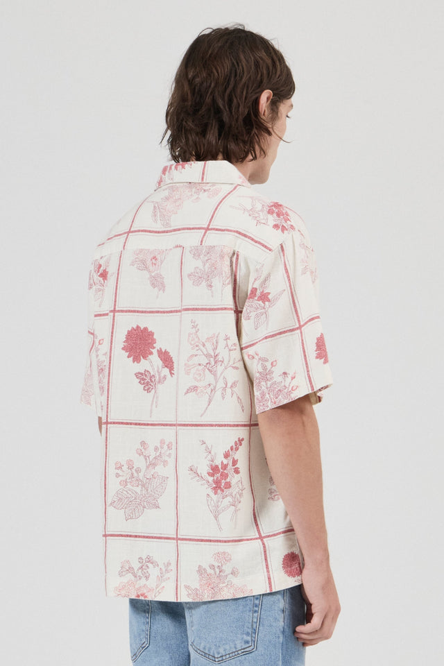 Rolla's Botanicals Bowler Shirt White Red