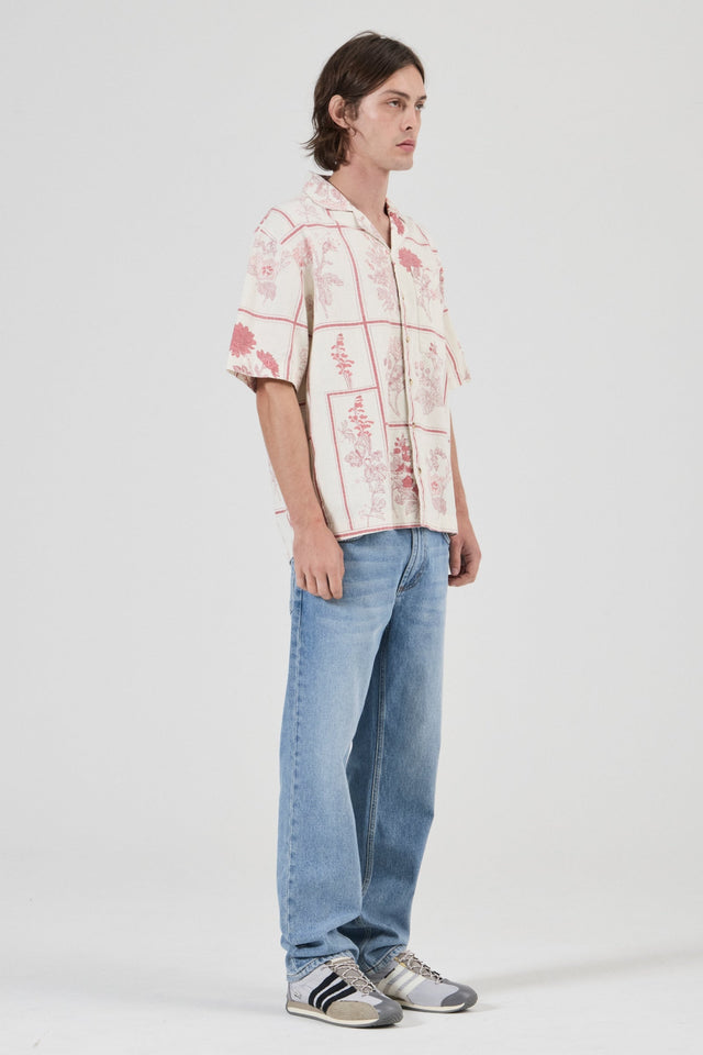Rolla's Botanicals Bowler Shirt White Red back