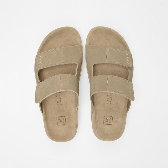 VEJA - Etna Suede Taupe Almond top view