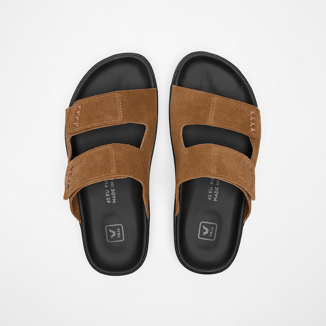 VEJA - Etna Suede Brown Black top view