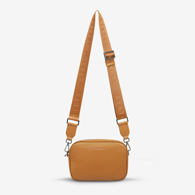 Plunder - Tan - Web Strap-Handbags-Status Anxiety-UPTOWN LOCAL