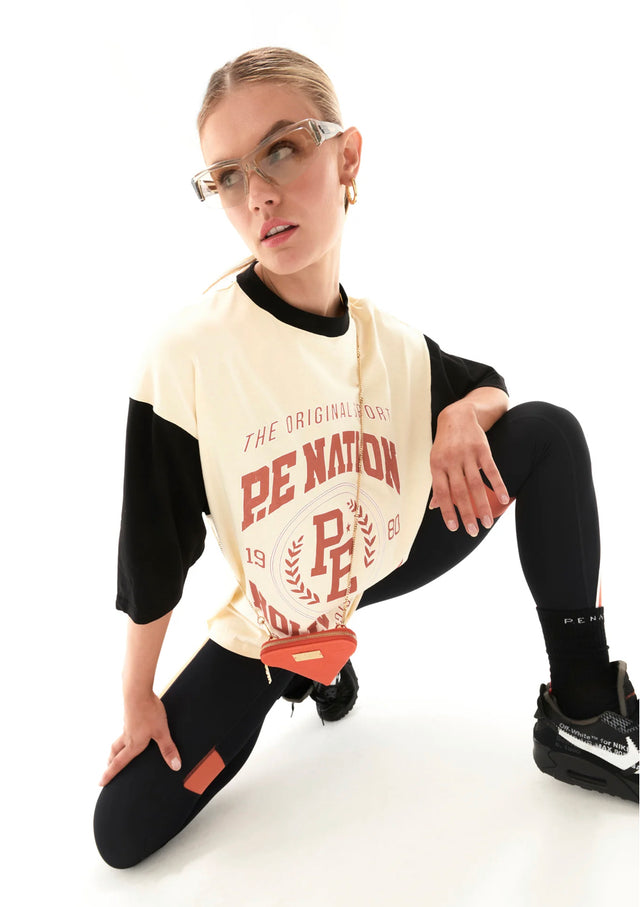 Sideout Tee - Pearled Ivory-T-Shirts-PE Nation-XS-UPTOWN LOCAL