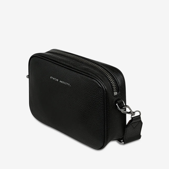 Plunder - Black - Web Strap-Handbags-Status Anxiety-UPTOWN LOCAL