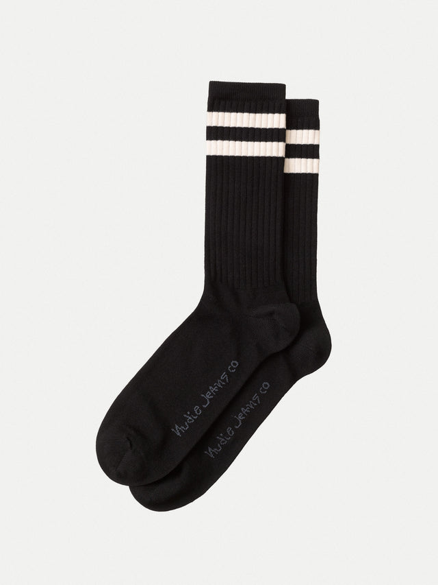 Amundsson Sport Socks - Black-Socks-Nudie Jeans-UPTOWN LOCAL
