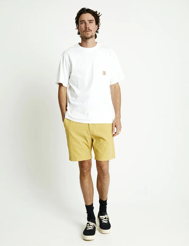 Tanner 2.0 Cord - Yellow Ochre-Shorts-Mr. Simple-S-UPTOWN LOCAL