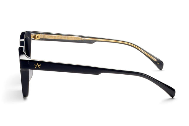 Tommy - Black Polarised-Sunglasses-AM Eyewear-UPTOWN LOCAL