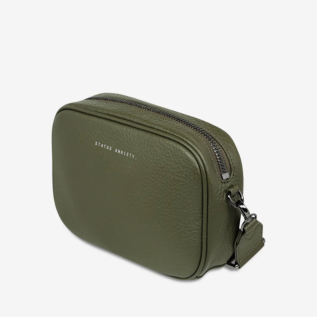 Plunder - Khaki - Web Strap-Handbags-Status Anxiety-UPTOWN LOCAL
