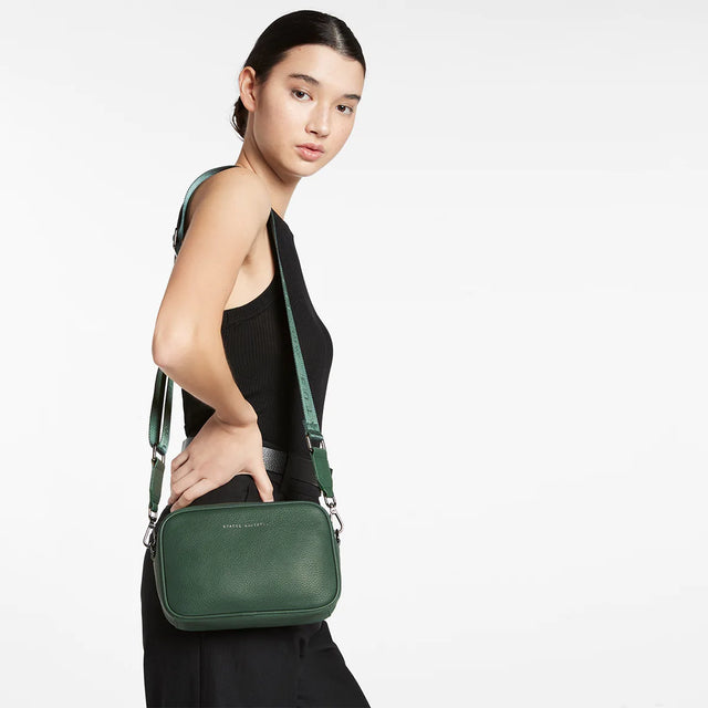 Plunder - Green - Web Strap-Handbags-Status Anxiety-UPTOWN LOCAL