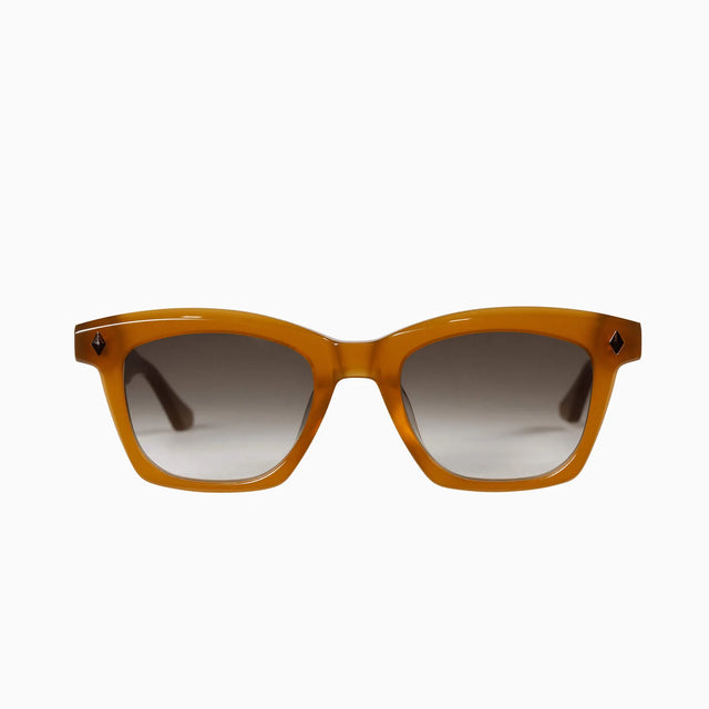 Hutch - Burnt Toffee w/ Gold Metal Trim / Polarised Black Gradient Lens-Sunglasses-Valley-UPTOWN LOCAL