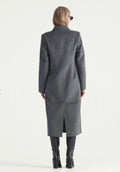 Alba Coat - Dark Grey Marle-Coats & Jackets-Elka Collective-6-UPTOWN LOCAL