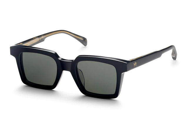 Tommy - Black Polarised-Sunglasses-AM Eyewear-UPTOWN LOCAL