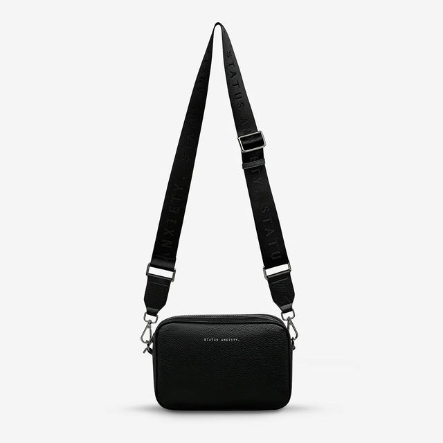 Plunder - Black - Web Strap-Handbags-Status Anxiety-UPTOWN LOCAL