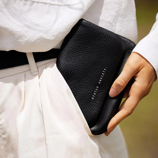 Impermanent-Wallets & Money Clips-Status Anxiety-Black-UPTOWN LOCAL