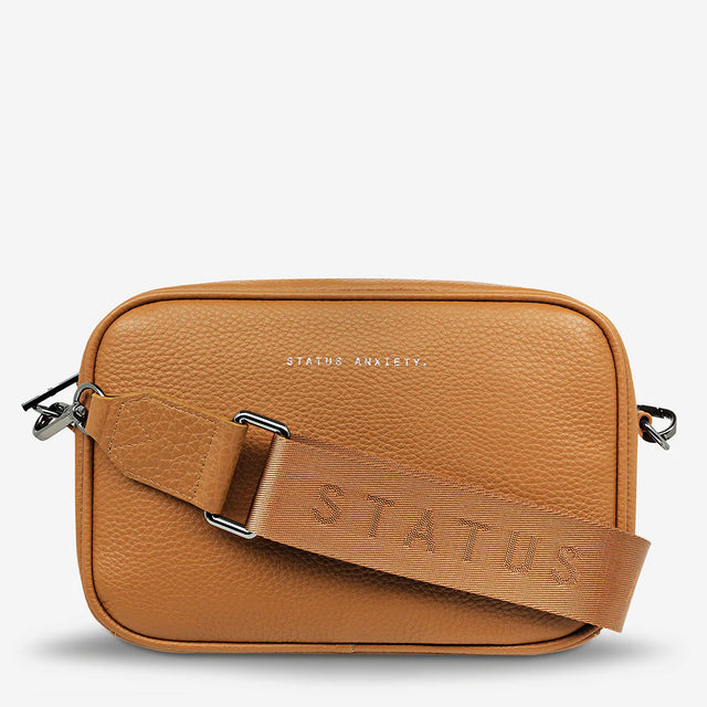 Plunder - Tan - Web Strap-Handbags-Status Anxiety-UPTOWN LOCAL