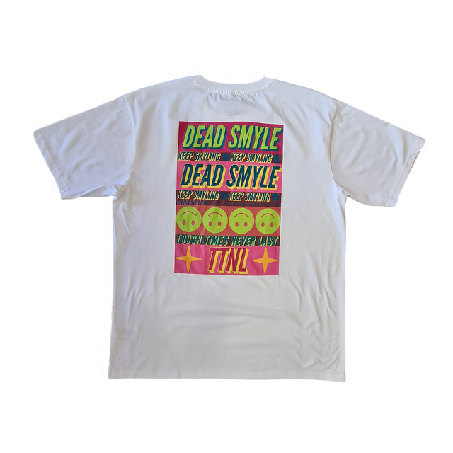 Smyle Tymes Tee - White-T-Shirts-Dead Smyle-S-UPTOWN LOCAL