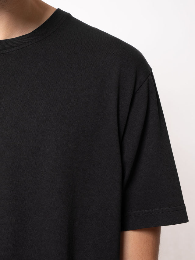 Uno Everyday Tee Black-T-Shirts-Nudie Jeans-S-UPTOWN LOCAL