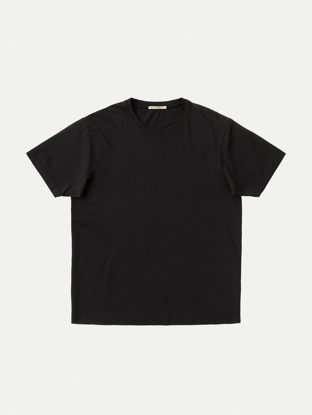 Uno Everyday Tee Black-T-Shirts-Nudie Jeans-S-UPTOWN LOCAL